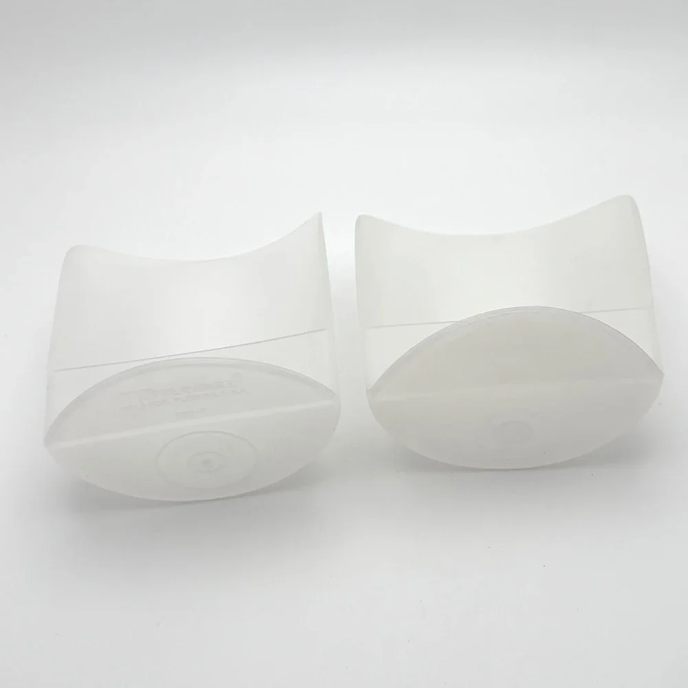 Vintage Tupperware Orlando Scoopers Frosted White Set of 2 Model 228-7